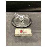Hamilton Chrome bird ash tray