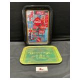 Coca Cola tray and beverage tray