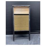 Brass wash board