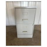 White Metal Filing Cabinet
