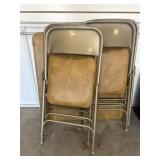 Folding Table and Four Chairs