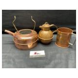 Copper dishes