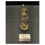 Brass horse medallions
