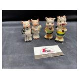 Vintage Pig salt and pepper shakers