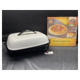 Electric skillet and pizza stone