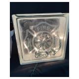 Lighted Fire dept decor