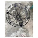 Wire hanging baskets