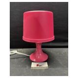 Retro looking pink lamp