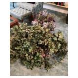 Large assortment of artificial greenery and