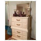 Dresser with contents and decor