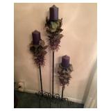 Three tier candleholders