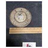 Cast iron military ornament