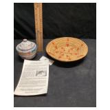 Hand woven baskets