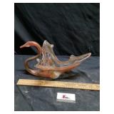 Blow glass swan