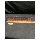 Metal camel cigarette advertising sign