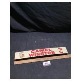 Metal camel cigarette advertising sign