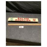 Metal Salem cigarette advertising sign