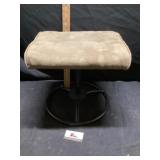Padded footstool approximately 15 inches seat to