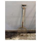 antique coal sifter shovel