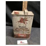 Mobile hydraulic brake fluid approximately half