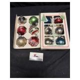 Vintage glass Christmas ornaments