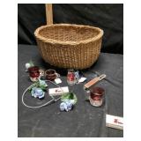 Ruby, red shot glasses and miscellaneous