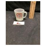 Fire king, Britt, Iowa coffee cup