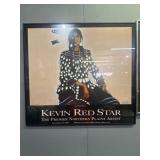 28 x 25 Kevin red star signed print