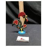 Wooden chicken napkin holder