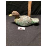 Wooden duck decoy