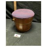 Bucket footstool