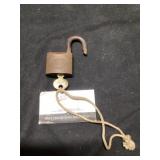 Vintage lock and key