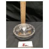 Walter glass crystal footed bowl