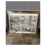 framed 1872 bird