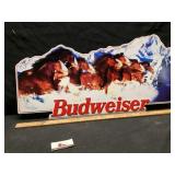 Budweiser metal sign