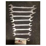 Snap on metric wrench set 9 to 24