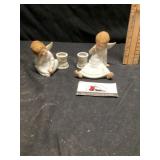 Angel candleholders