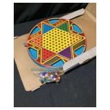 Metal Chinese checkers game