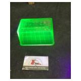 Uranium glass butter dish