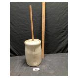 3 gallon red wing pottery butter churn crock