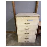 Metal cabinet 22 1/2 x 22 1/2 x 37 tall