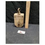 Wooden  barn pulley
