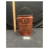 Budweiser malt syrup metal 5 gallon bucket