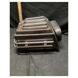 Motorcycle toolbox back rest