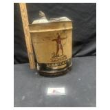 Archer lubricant metal can