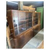 Four piece China cabinet bring help to load