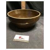 Western Stoneware crock bowl Hairline crack
