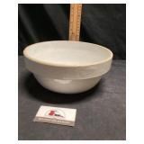 Western stoneware crock bowl  hairline