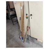 rake and handles