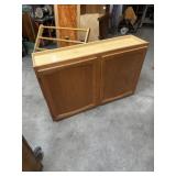 Oak cabinet 13 inches deep 30 1/2 tall 48 long